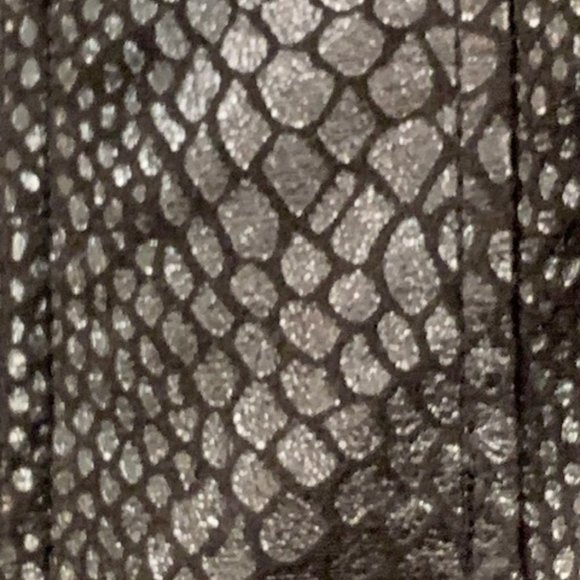 TanJay Black Faux Reptile Jacket - Size 8 - Picture 6 of 9